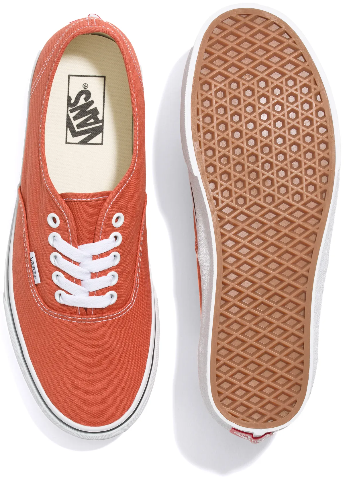 Leather Upper Vans Authentic Burnt Ochre