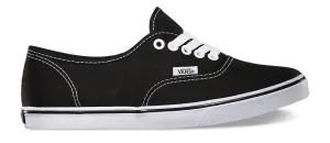 Vans Authentic LowPro Black/White Freestyle Design Daily Comfort