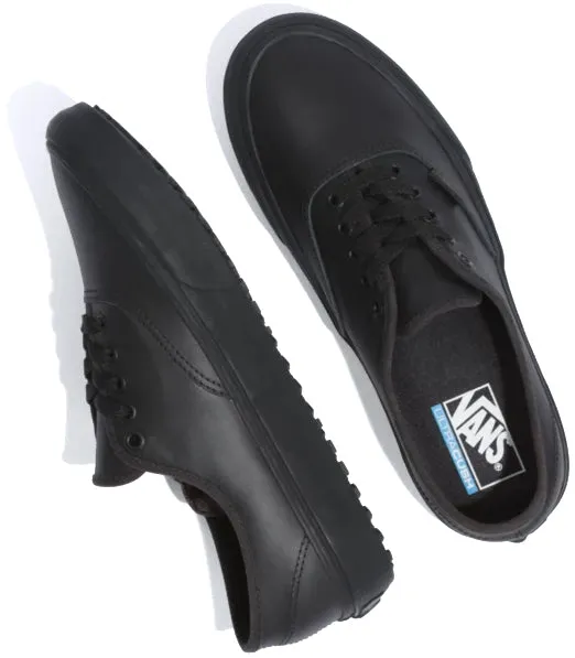Vans Authentic Made For Makers 2.0 Leather Black/Black Easy Step Fit Outdoor Ride