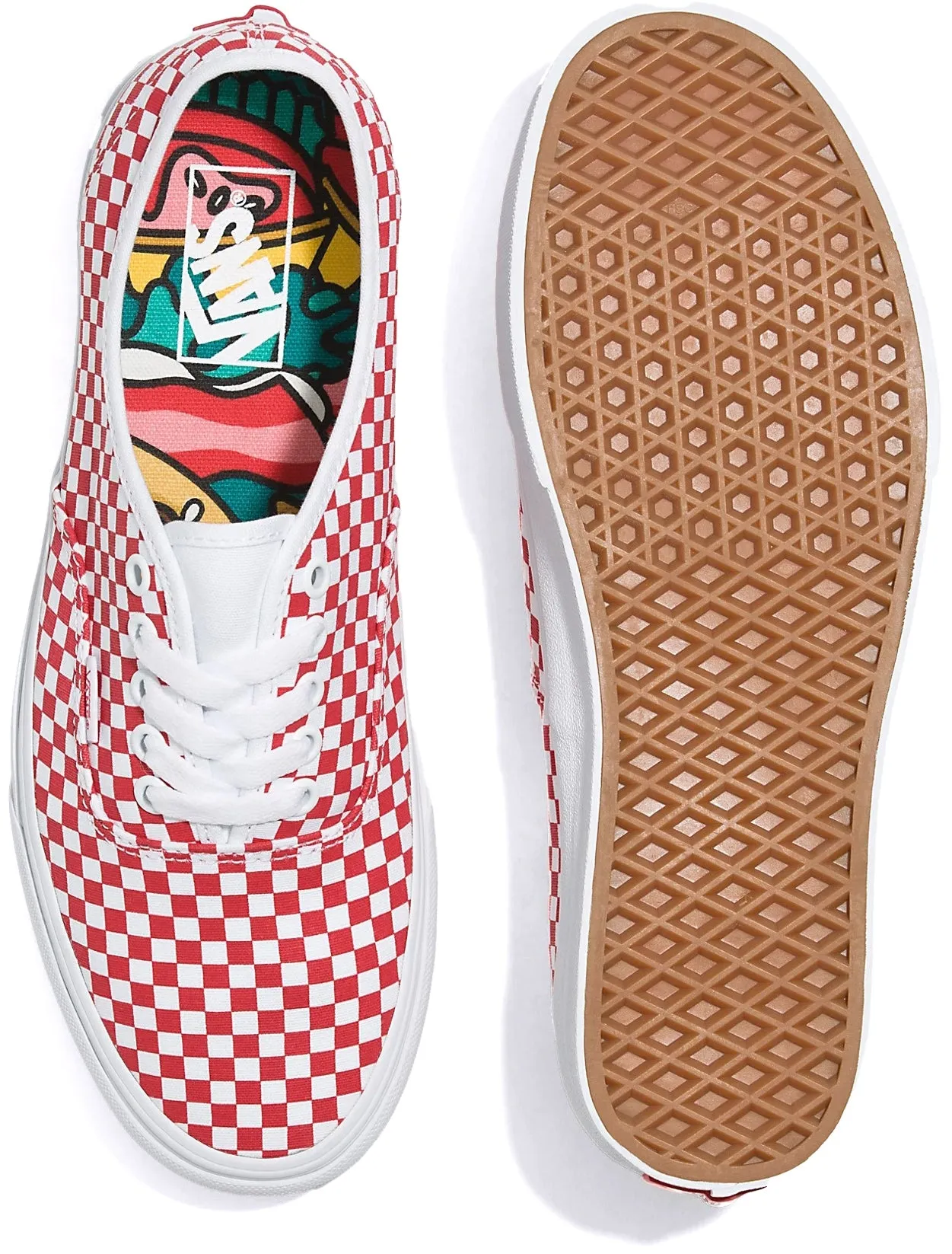 Wide toe box Vans Authentic Van Doren Special Checkerboard