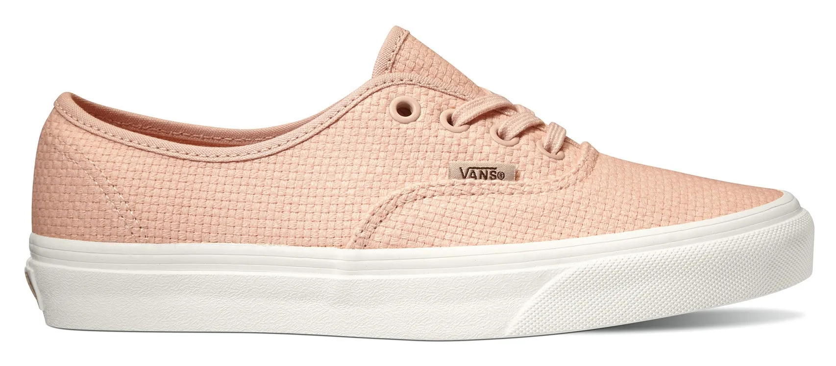Casual Vibe Performance Step Vans Authentic (Woven Check) Spanish Vanilla Snow White