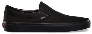 Vans Classic Slip-On Black/Black Comfort Fit Wear