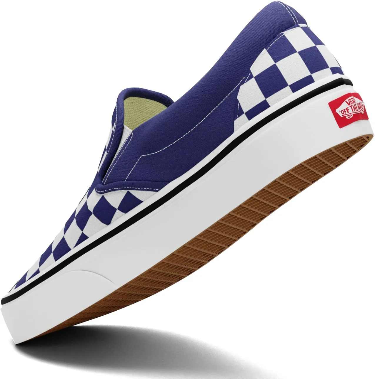 Active Slip On Day Out Vans Classic Slip-On Checkerboard Beacon Blue