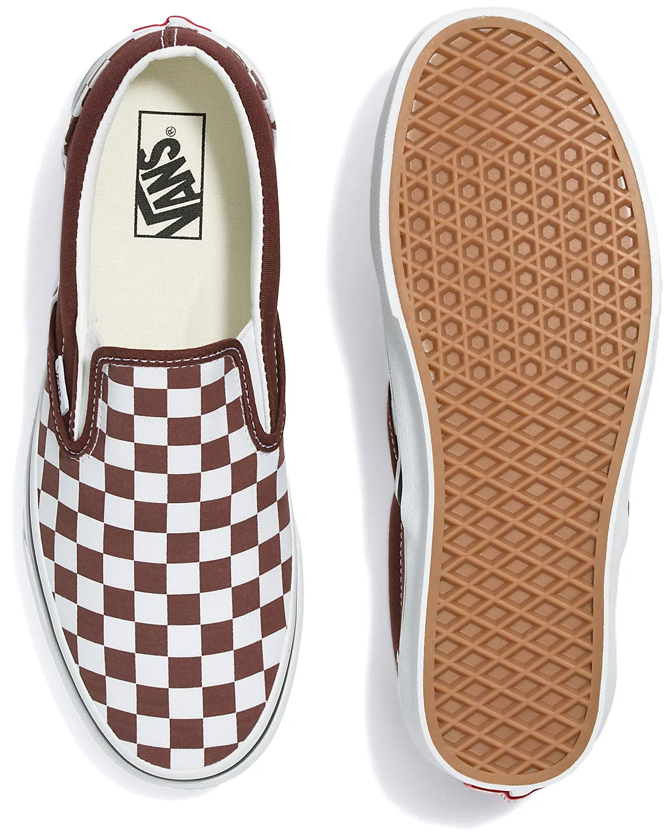 Vans Classic Slip-On Checkerboard Bitter Chocolate Low Key Comfort Walk Ready Shoes