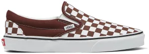 Step In Arch Supportive Slip On Vans Classic Slip-On Checkerboard Bitter Chocolate