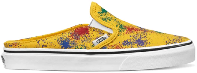 Vans Classic Slip-On Mule Overspray Freesia/True White Fit Ease Light Slip On