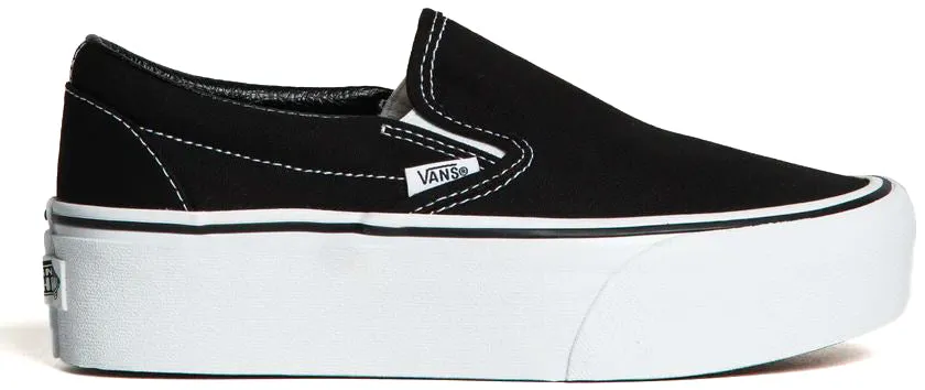 Impact absorption Foot Friendly Vans Classic Slip-On Stackform Black
