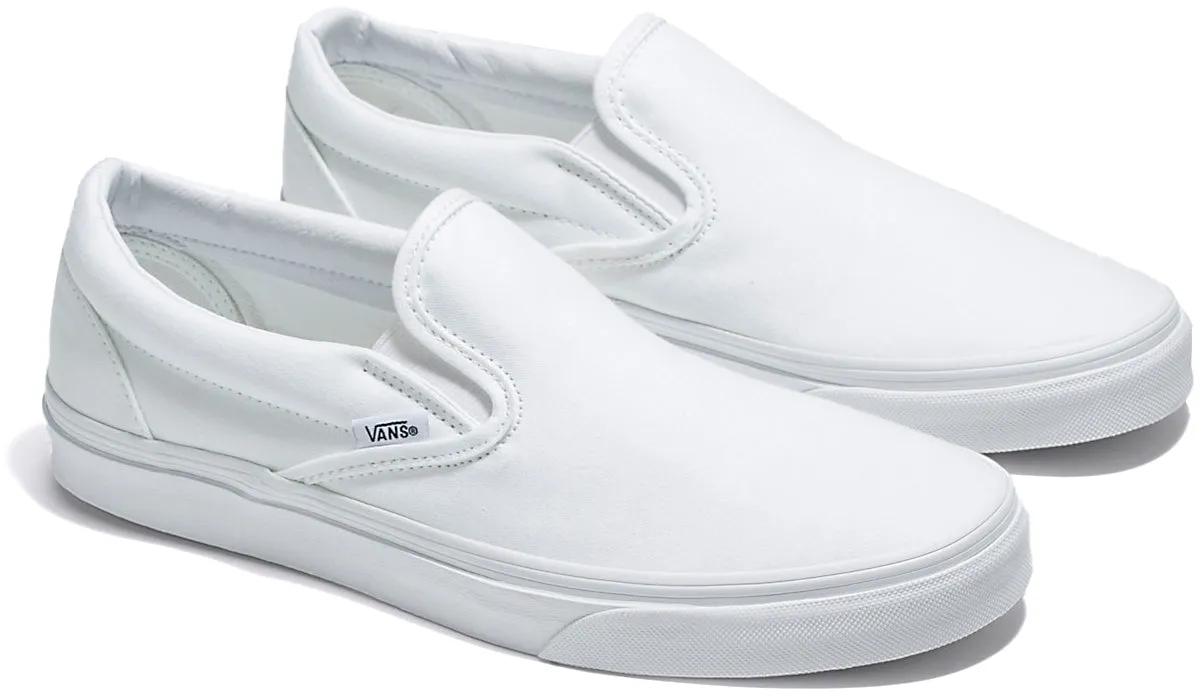 Indoor Comfort Vans Classic Slip-On Wide White