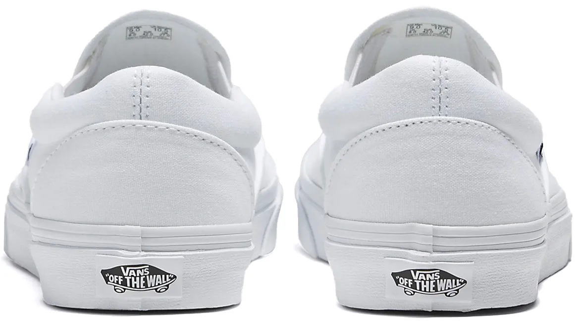 Vans Classic Slip-On Wide White Easy on off