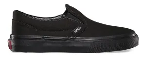 Vans Kids Classic Slip-On Black/Black Light Slip On Rugged Comfort