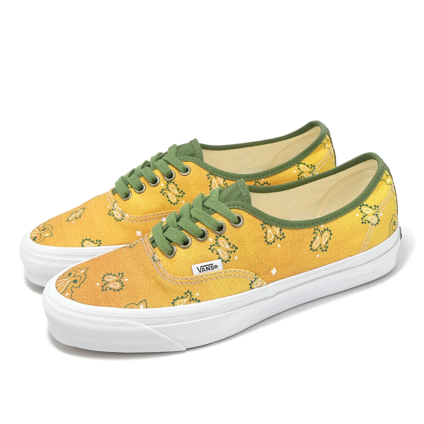 VANS LX AUTHENTIC 44-FADED PAISLEY GOLD Logo Bold Photo Day