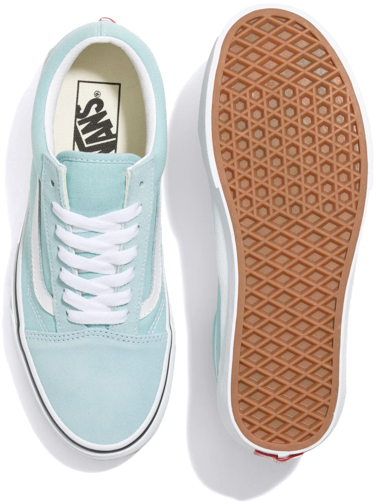Easy To Clean Flexible Arch Vans Old Skool Canal Blue