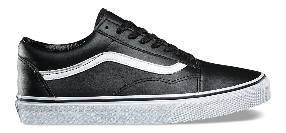 Vans Old Skool (Classic Tumble) Black/True Whit Quick Fasten