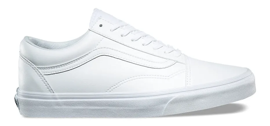 Skate Life Ready All Rounder Vans Old Skool (Classic Tumble) True White