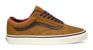 Vans Old Skool Cozy Hug Sherpa Golden Brown Classic Ride Skater Grip