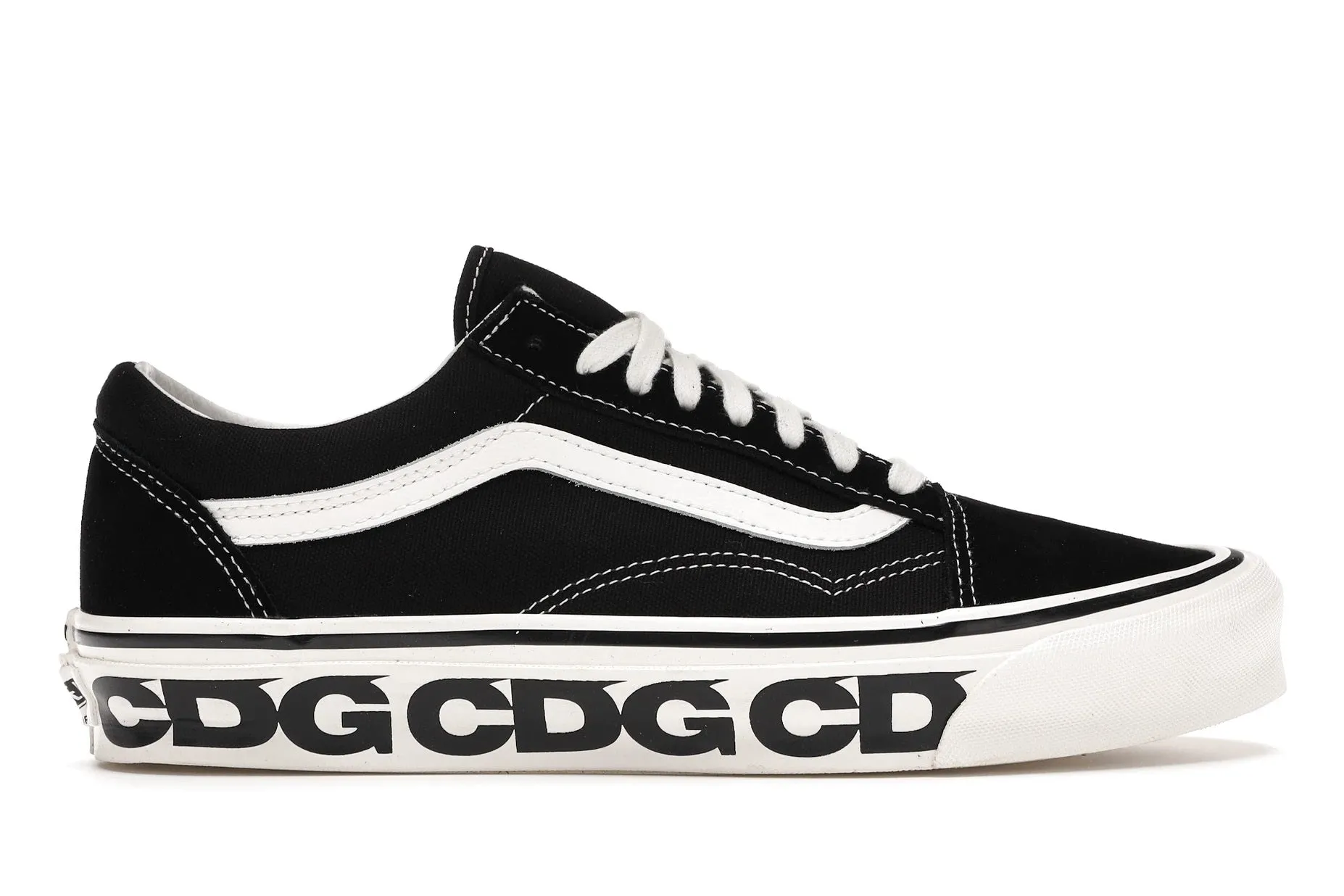 Comfortable Standing Vans Old Skool LX Comme Des Garcons Black