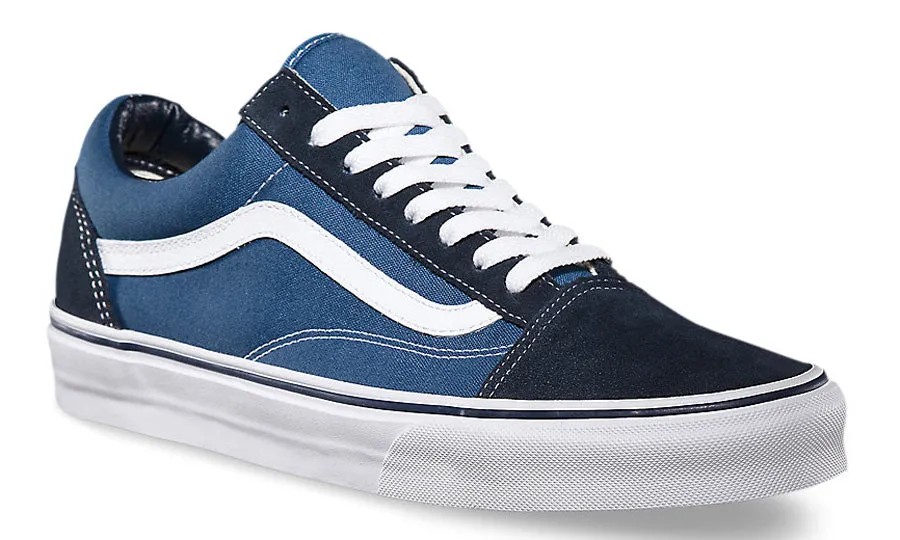 Synthetic Upper Vans Old Skool Navy