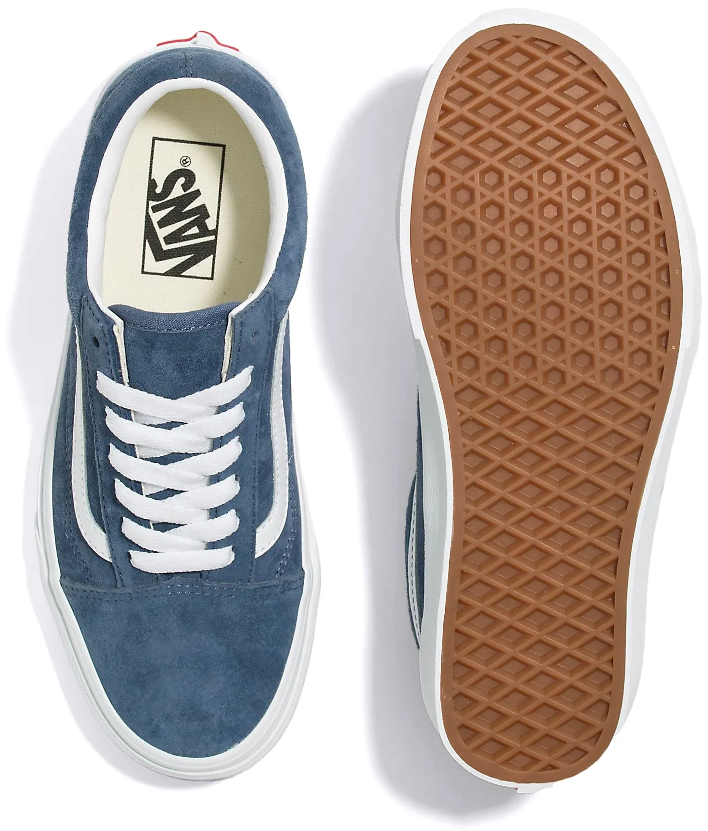 Vans Old Skool Pig Suede Vintage Indigo Comfort Lacing Fit