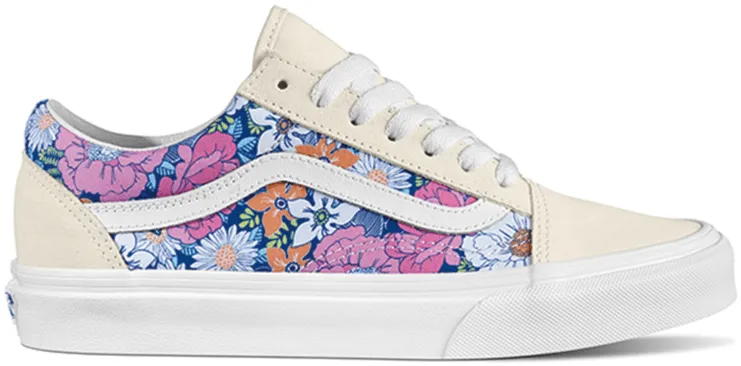 Advanced Fit Vans Old Skool Retro Floral Multi/True White