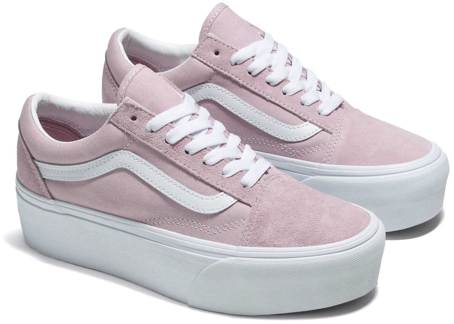 Breathable Fit Vans Old Skool Stackform Keepsake Lilac