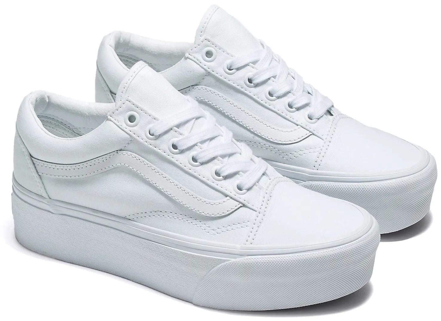 Vans Old Skool Stackform True White Elastic Comfort city lights