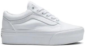 Flexible Walk Skate Performance Ride Vans Old Skool Stackform True White