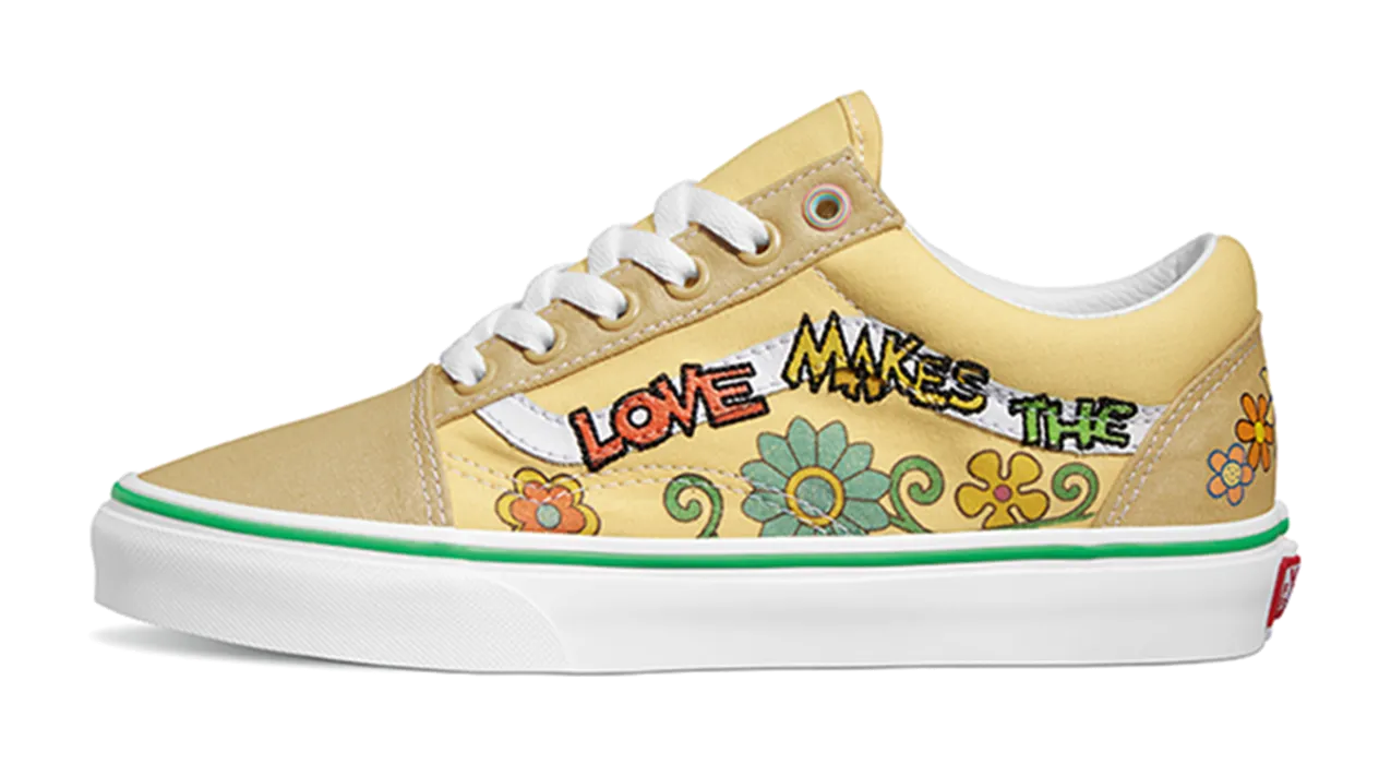 Toe Padding Vans Sesame Street Old Skool Natural