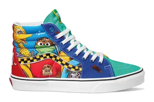 Easy To Clean Vans Sesame Street Sk8-Hi Multi