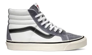 Skater Style Speedy Performance Vans Sk8-Hi 38 DX (Anaheim Factory) OG Dark Gray/OG White