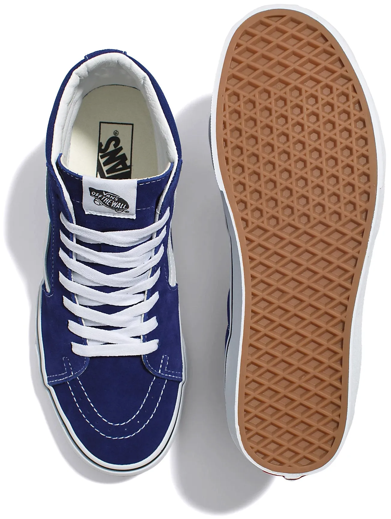 Vans Sk8-Hi Beacon Blue Side Support Grip Style