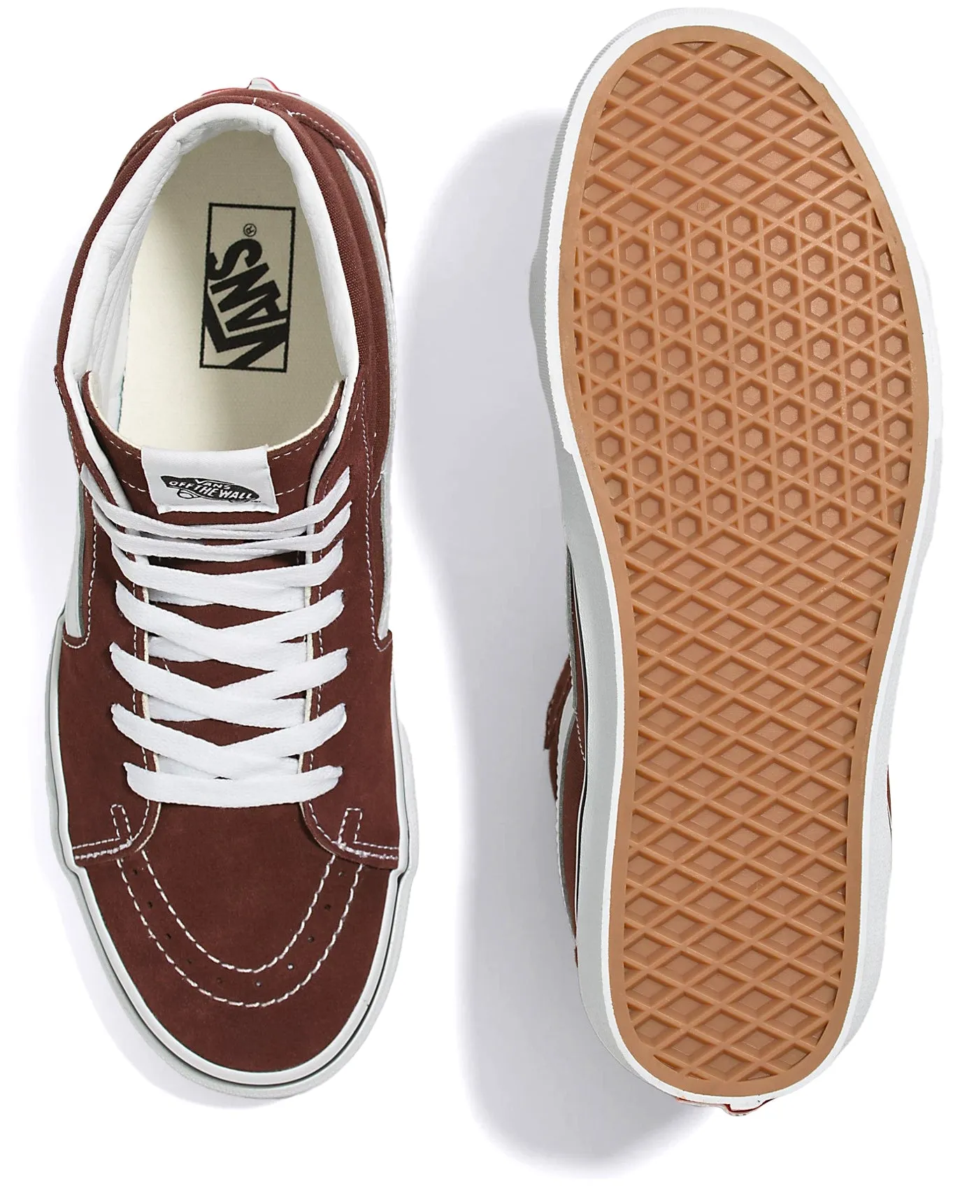 Easy Skate Ride Responsive Fit Vans Sk8-Hi Bitter Chocolate