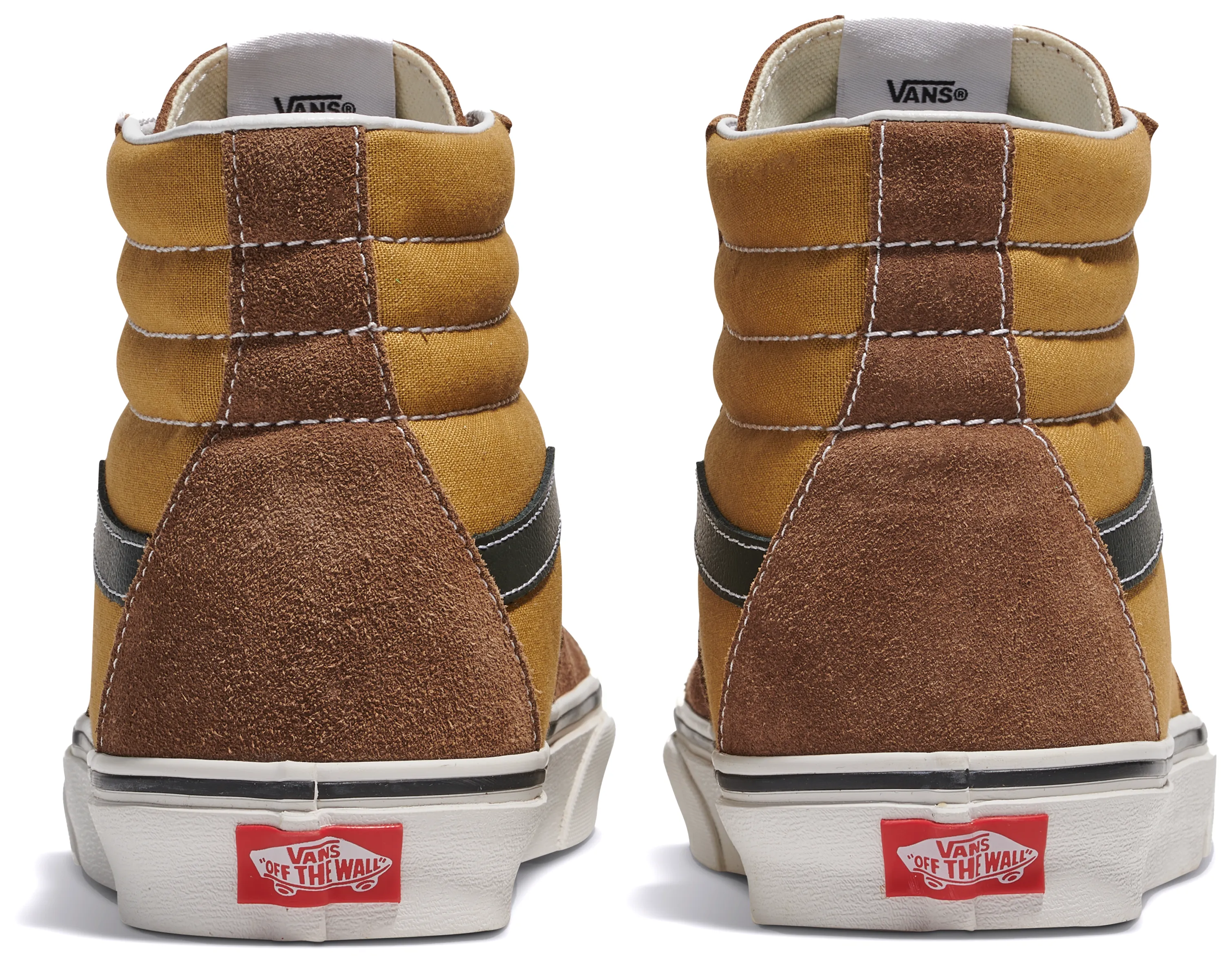 Fashionable Design Comfortable Breathability Vans Sk8-Hi Canvas/Suede Pop Brown/Multi