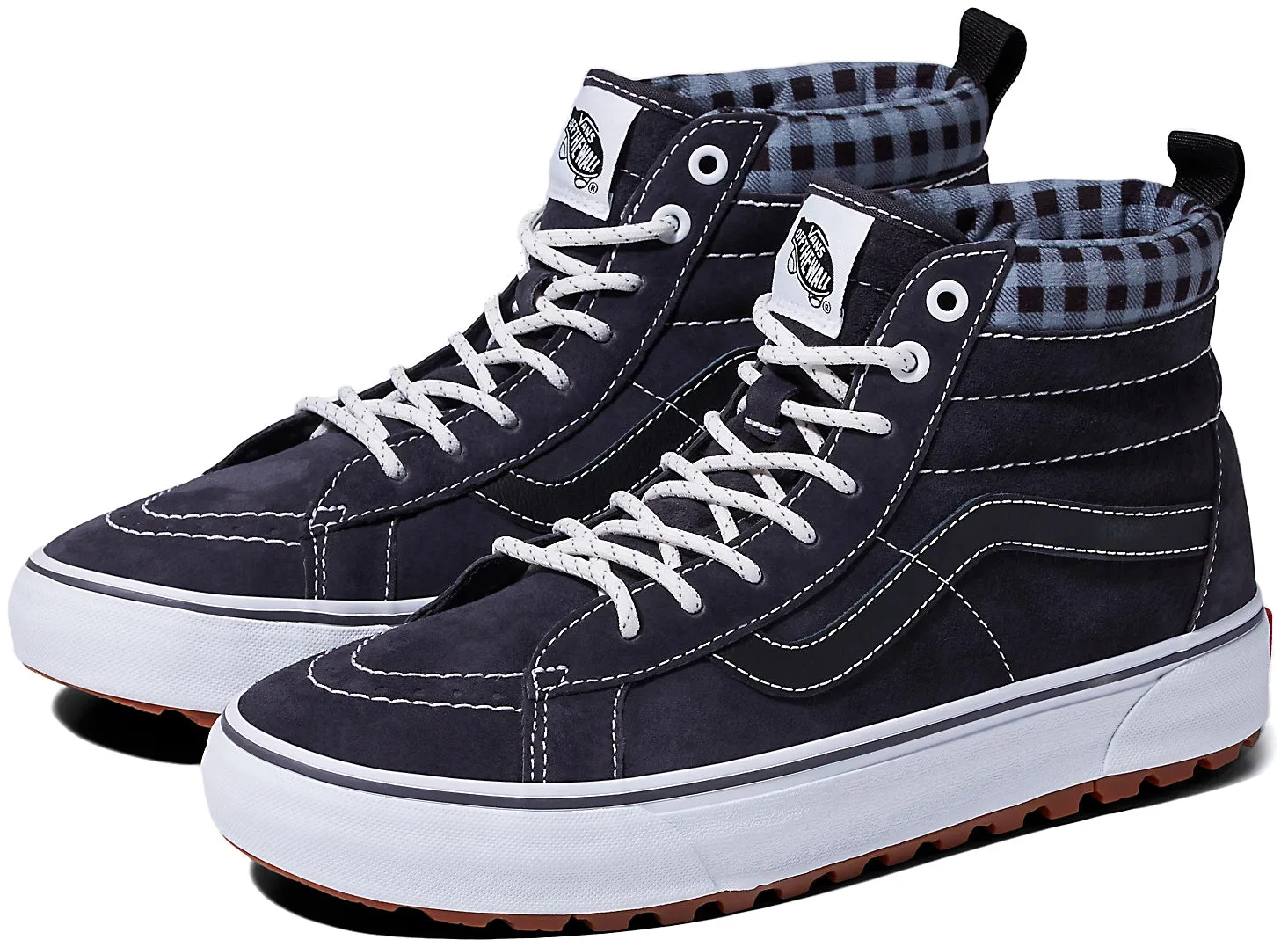 Ultra light Energy return Vans Sk8-Hi MTE Plaid Grey/White