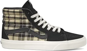 Vans Sk8-Hi (Plaid Mix) Black/Twill Comfort Style Board Support Fit
