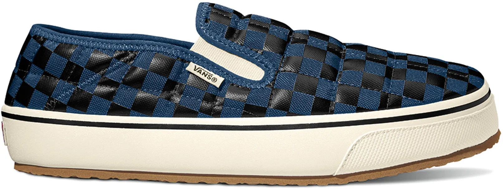 Comfort Walk Vans Slip-Er Checkerboard Gibraltar Sea/Marshmallow