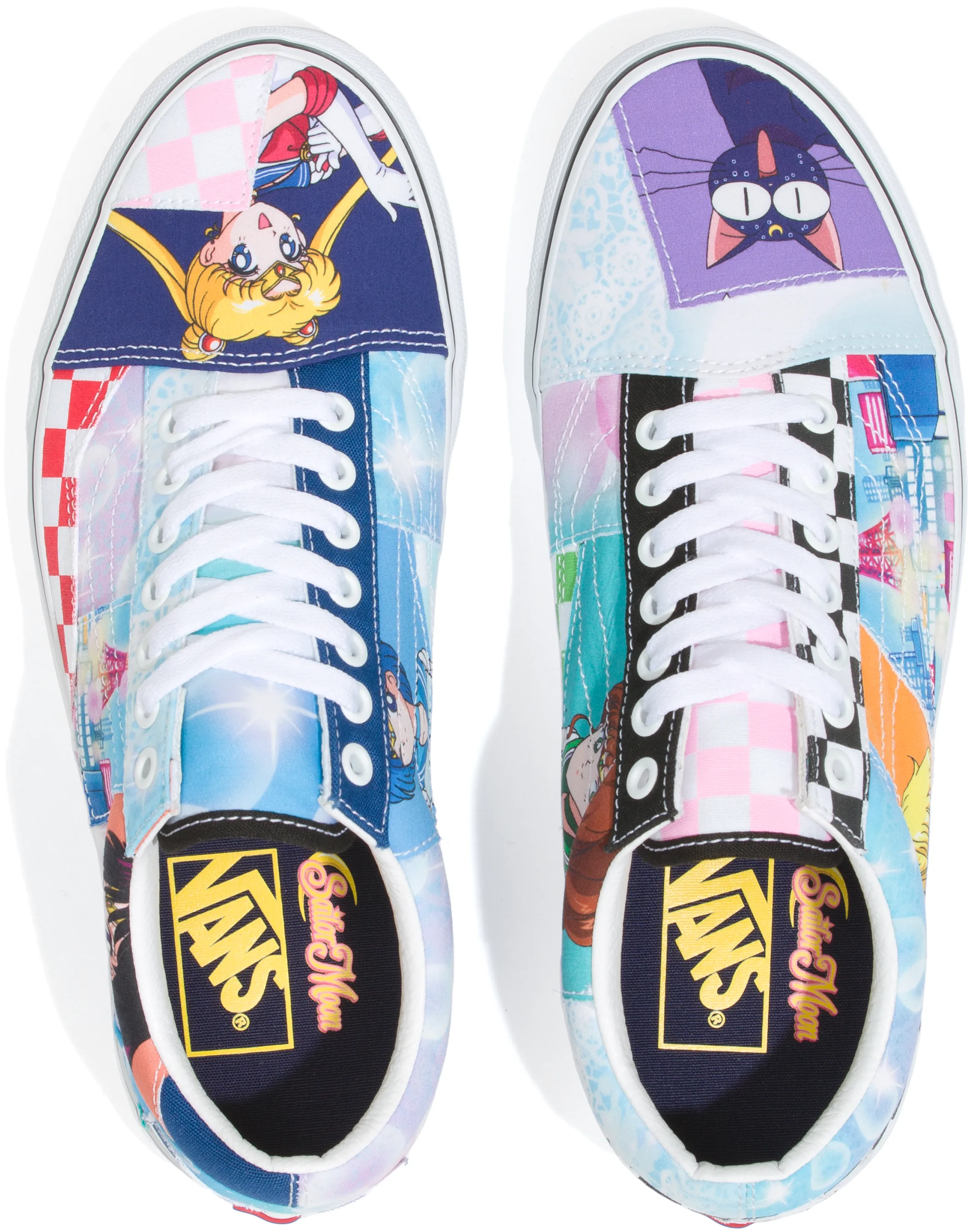 Street Life Ready Vans X Pretty Guardian Sailor Moon Old Skool Patchwork