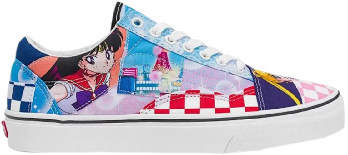 Soft Wear Pro Fit Vans X Pretty Guardian Sailor Moon Old Skool Patchwork