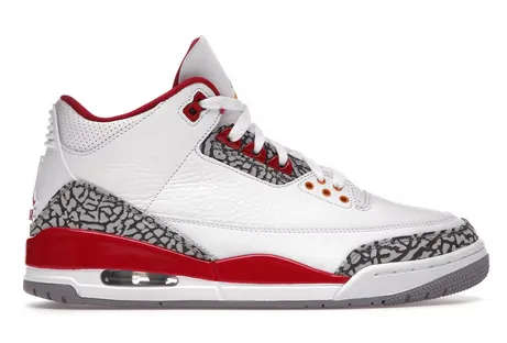 Urban Wear Jordan 3 Retro Cardinal Red