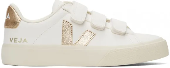 Veja Recife Chromefree Leather Extra White Platine (W) Walk Flow