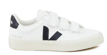 Impact Reduction Technology Veja Recife Low Chromefree Leather White Black