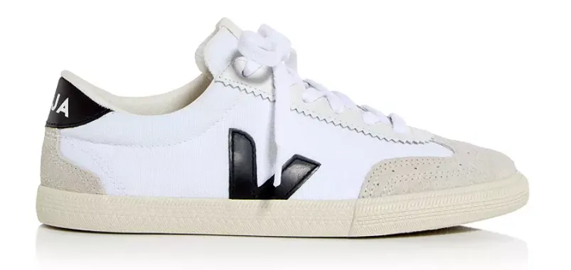 VEJA Volley Canvas White Black (Women's) Eco Use
