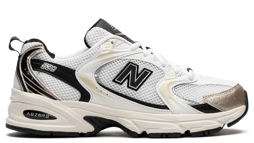 New Balance 530 White Light Gold Metallic Full-Support