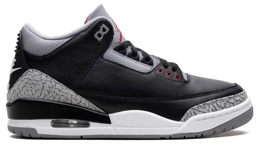 Work Walk Custom Style Jordan 3 Retro OG Black Cement (2024)
