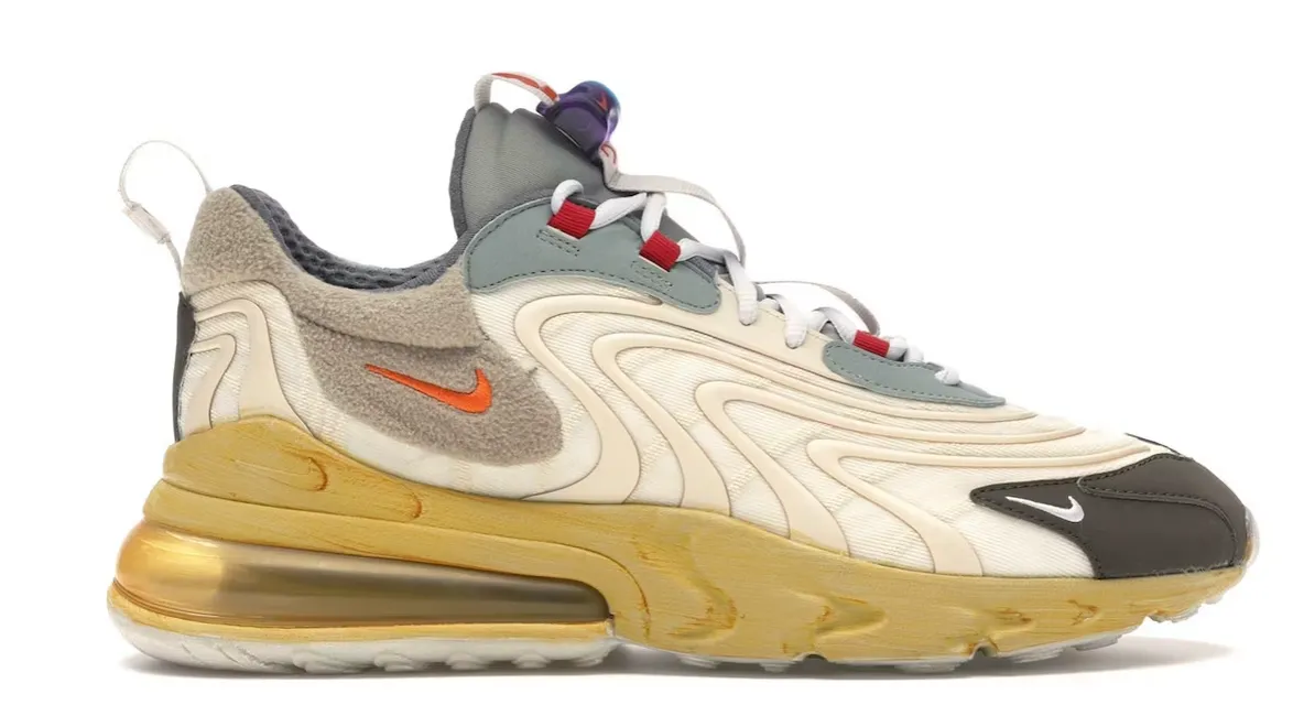 Nike Air Max 270 React ENG Travis Scott Cactus Trails Neutral Top