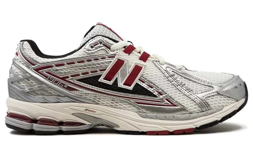 New Balance 1906R Silver Classic Crimson Aerated Insole Seamless 3D Knit