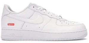 Comfortable Upper Material Nike Air Force 1 Low Supreme White