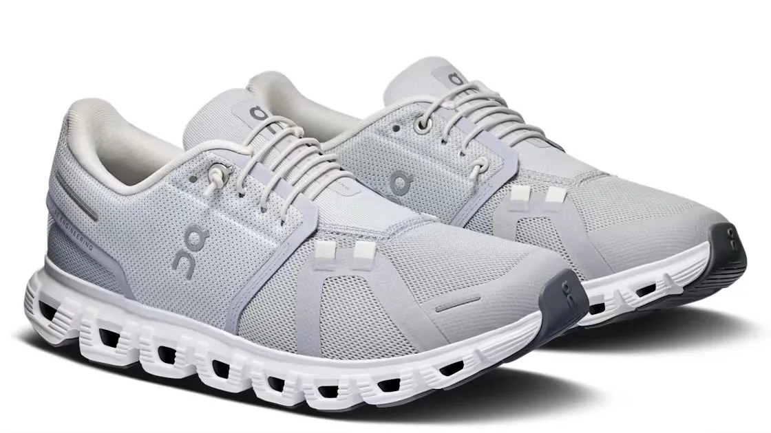 On Running Cloud 6 Glacier White (Women's) Unbeatable flexibility Soft Leather