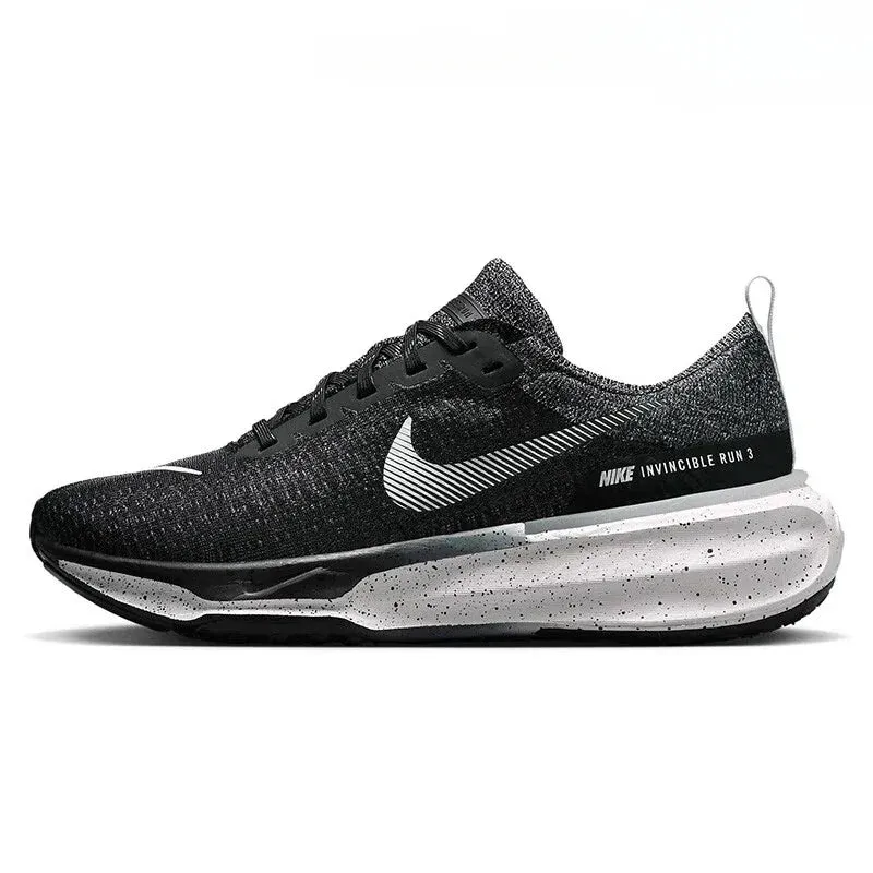 Winter sale NIKE ZOOMX INVINCIBLE RUN FK 3 Men's Running Shoes, Non Slip, Durable, Lightweight, Trendy, Breathable Sneakers, Black