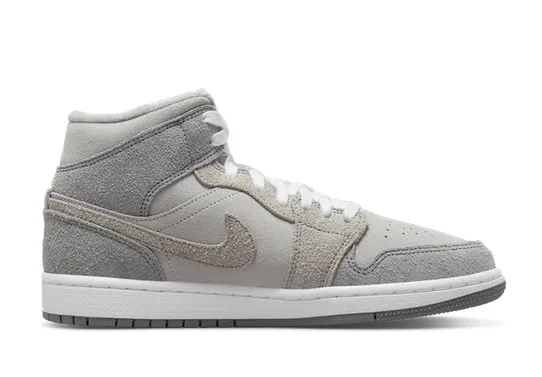 Adjustable Strap Wmns Air Jordan 1 Mid SE 'Particle Grey'