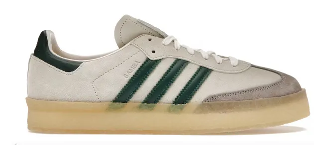 adidas Clarks 8th Street Sambaby Ronnie Fieg Chalk White Green Active Durable tread